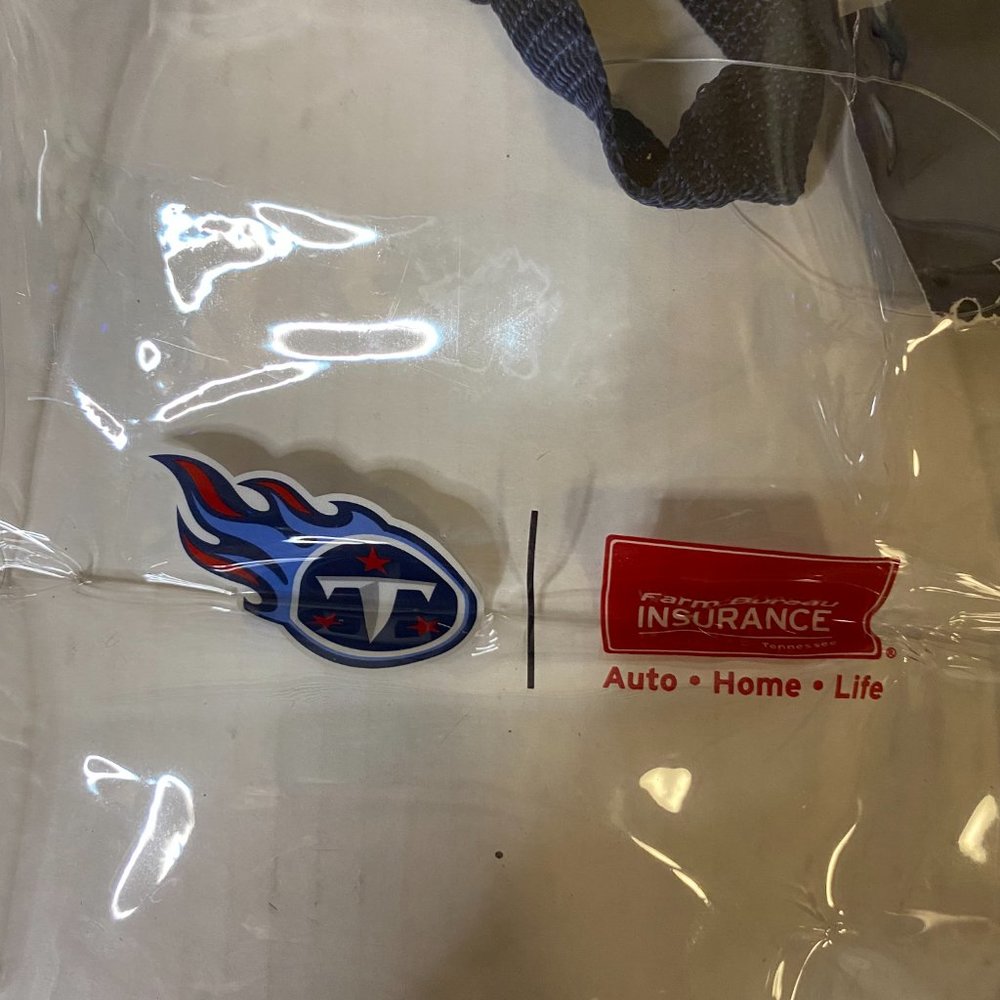NWT Clear TN Titans Stadium Bag - Picture 4 of 4